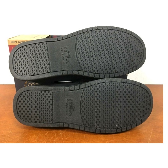 NEW Dearfoams Men's Memory Foam Slippers Black - Picture 6 of 6